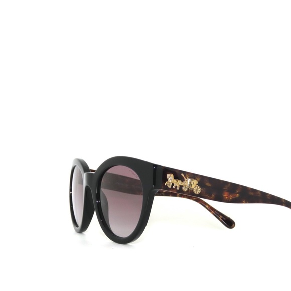 Coach 8265 (L-1084) 500211 55 Black Sunglasses - Picture 2 of 6